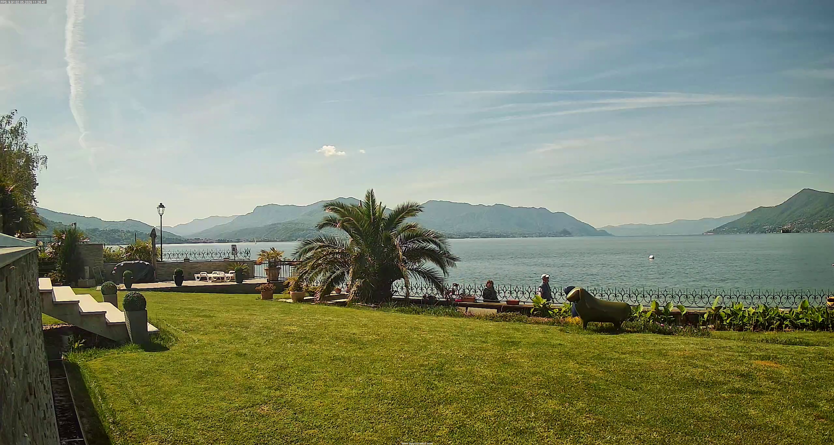 immagine della webcam nei dintorni di Campione d'Italia: webcam Maccagno con Pino e Veddasca
